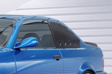 CSR Seitenscheibenblenden mit ABE für BMW 3er E36 Coupe SSB010-L Lackierung erforderlich (unlackiert roh)