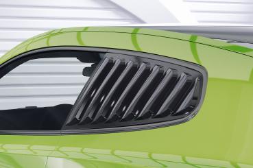 CSR Seitenscheibenblenden mit ABE für VW Scirocco 3 (Typ 13) SSB011-C Carbon Look Hochglanz (keine Lackierung erforderlich)