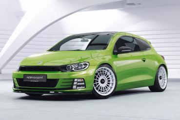CSR Seitenscheibenblenden mit ABE für VW Scirocco 3 (Typ 13) SSB011-C Carbon Look Hochglanz (keine Lackierung erforderlich)