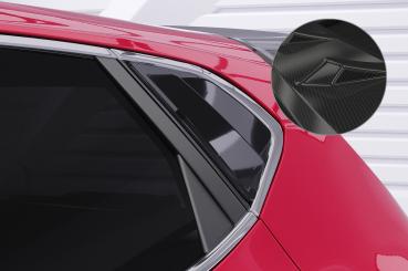 CSR Seitenscheibenblenden mit ABE für Kia Ceed (JD) SSB012-C Carbon Look Hochglanz (keine Lackierung erforderlich)