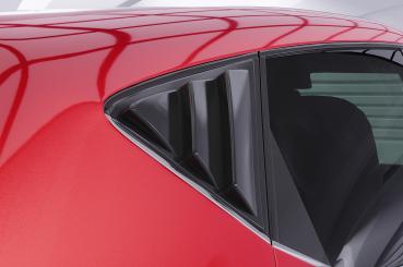 CSR Seitenscheibenblenden mit ABE für Seat Leon 3 (Typ 5F) 5-Türer SSB015-L Lackierung erforderlich (unlackiert roh)