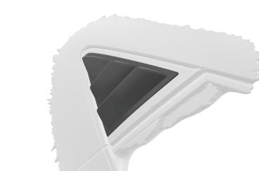 CSR Seitenscheibenblenden mit ABE für Seat Leon 3 (Typ 5F) 5-Türer SSB015-L Lackierung erforderlich (unlackiert roh)
