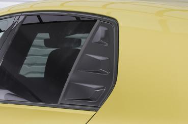 CSR Seitenscheibenblenden mit ABE für VW Golf 8 Schrägheck SSB018-C Carbon Look Hochglanz (keine Lackierung erforderlich)
