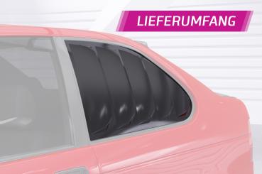 CSR Seitenscheibenblenden mit ABE für BMW 3er E36 Compact SSB020-G Glossy schwarz Hochglanz (keine Lackierung erforderlich)