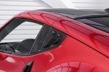 CSR Seitenscheibenblenden mit ABE für Nissan 370Z (Z34) Coupe SSB021-L Lackierung erforderlich (unlackiert roh)