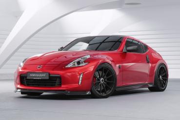 CSR Seitenscheibenblenden mit ABE für Nissan 370Z (Z34) Coupe SSB021-L Lackierung erforderlich (unlackiert roh)