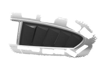 CSR Seitenscheibenblenden mit ABE für BMW 1er E81 SSB022-G Glossy schwarz Hochglanz (keine Lackierung erforderlich)