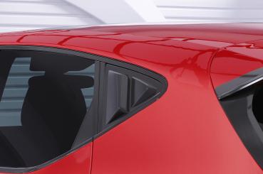 CSR Seitenscheibenblenden mit ABE für Seat / Cupra Leon 4 (Typ KL) Schrägheck SSB029-G Glossy schwarz Hochglanz (keine Lackierung erforderlich)