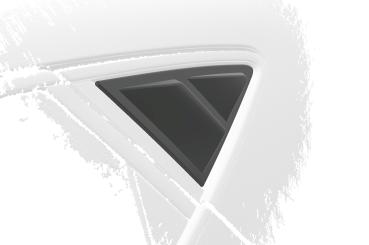 CSR Seitenscheibenblenden mit ABE für Seat / Cupra Leon 4 (Typ KL) Schrägheck SSB029-G Glossy schwarz Hochglanz (keine Lackierung erforderlich)