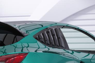 CSR Seitenscheibenblenden mit ABE für Opel Astra J GTC SSB031-S Strukturiert schwarz matt (keine Lackierung erforderlich)