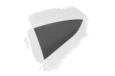 CSR Seitenscheibenblenden mit ABE für Opel Astra J GTC SSB031-S Strukturiert schwarz matt (keine Lackierung erforderlich)