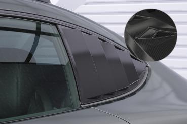 CSR Seitenscheibenblenden mit ABE für Mercedes-Benz AMG GT (190) SSB036-C Carbon Look Hochglanz (keine Lackierung erforderlich)