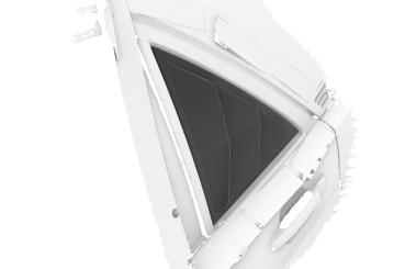 CSR Seitenscheibenblenden mit ABE für Mercedes Benz W201 / 190er Limousine SSB037-S Strukturiert schwarz matt (keine Lackierung erforderlich)