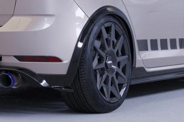 CSR Kotflügelverbreiterung für VW Golf 7 (Typ AU) VB033-C Carbon Look Hochglanz (keine Lackierung erforderlich)