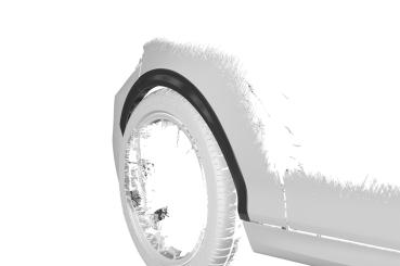 CSR Kotflügelverbreiterung für BMW 2er F22/F23 VB034-G Glossy schwarz Hochglanz (keine Lackierung erforderlich)