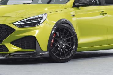 CSR Kotflügelverbreiterung für Hyundai I30 (PD) VB035-G Glossy schwarz Hochglanz (keine Lackierung erforderlich)