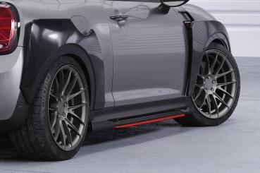 CSR Kotflügelverbreiterung für Mini F56 / F57 VB036-S strukturiert schwarz matt (keine Lackierung erforderlich)