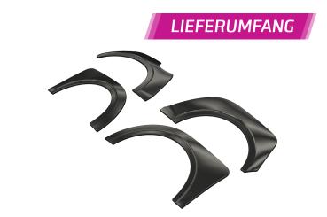 CSR Kotflügelverbreiterung für Mini F56 / F57 VB036-S strukturiert schwarz matt (keine Lackierung erforderlich)