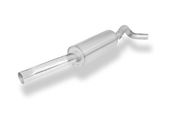 Fox passend für VW Golf I GTI Endschalldämpfer Ø63,5mm - 1x63,5 Typ 23  VW050001-253