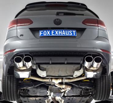 Fox passend für VW Golf VII Variant R - 4-Motion Endrohre - 2x115x85 Typ 32 rechts/links VW056240_348