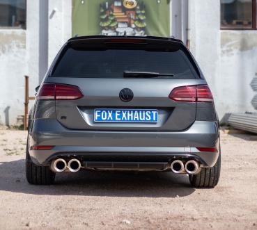 Fox passend für VW Golf VII Variant R - 4-Motion End- und Vorschalldämpfer - 2x100 Typ 29 rechts/links VW056253-820-HA