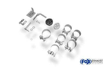 Fox passend für VW Bus T5/ T6 Endschalldämpfer Ausgang rechts/links - 160x80 Typ 53 rechts/links VW131004-597