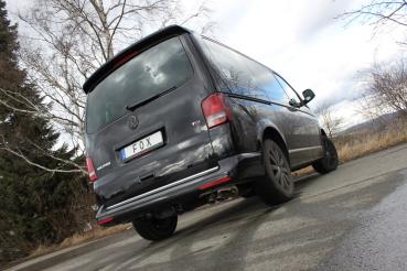 Fox passend für VW Bus T5/ T6 Endschalldämpfer - 2x63 Typ 28 VW131012-724