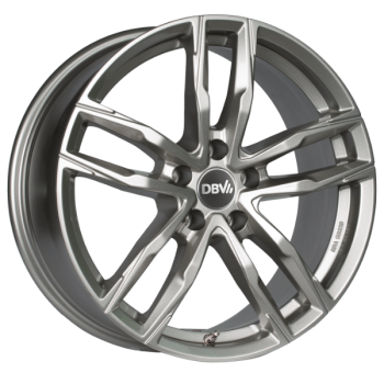 DBV Alufelge Vienna II hyper silber 8.5x19 ET35 5x120 Nabe 72.6 KBA 53629