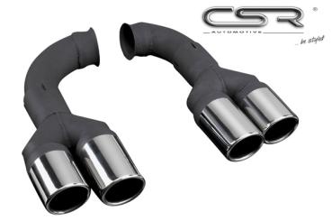 CSR Doppel Endrohre Set für Sportauspuff ESD001 ZB098