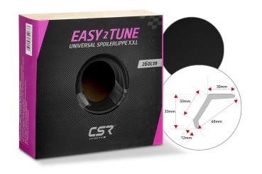CSR easy²tune XXL Universal Spoilerlippe zum ankleben ZB144