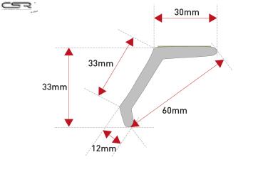 CSR easy²tune XXL Universal Spoilerlippe zum ankleben ZB144