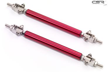 CSR Universal Spoiler Stabilisatoren verstellbar 100-140mm rot ZB157