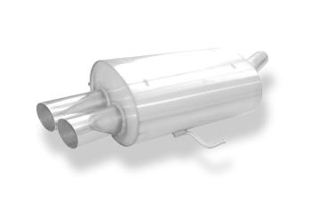 Fox passend für Alfa Romeo 156 Endschalldämpfer - 2x76 Typ 14 AL060002-088