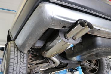 Fox passend für Audi 100 quattro Typ C3 Endschalldämpfer - 2x63 Typ 10 AU070042-004