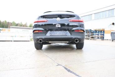 Fox passend für BMW X3 G01/ X4 G02 - 20i Endschalldämpfer quer Ausgang rechts/links - 1x90 Typ 16 rechts/links BM171005-131