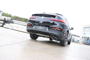 Fox passend für BMW X3 G01/ X4 G02 - 20i Endschalldämpfer quer Ausgang rechts/links - 1x90 Typ 16 rechts/links BM171005-131