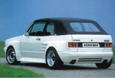 Kerscher Karosseriebausatz Breitversion Cabrio für VW Golf 1 Cabrio GFK inkl. Teilegutachten