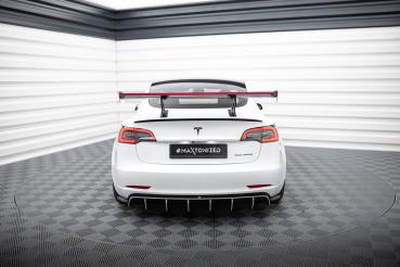 Maxton Design Carbon Spoiler + LED für Tesla Model 3