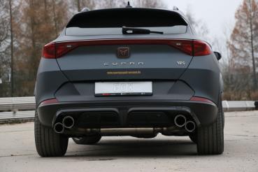 Fox passend für CUPRA Formentor 4x4 - VZ5 Endschalldämpfer mit 2 Abgasklappen - 2x100 und 2x90 Typ 25 CU100015-294M