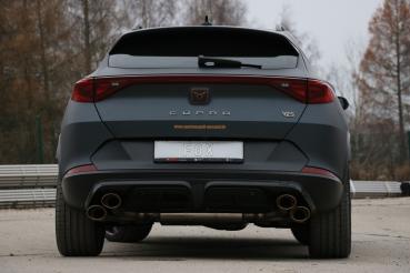 Fox passend für CUPRA Formentor 4x4 - VZ5 Endschalldämpfer mit 2 Abgasklappen - 2x115x85 Typ 32 rechts/links Kupfer-Optik CU100015-348K