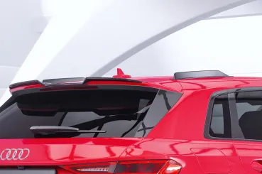 CSR Dachfinnen mit ABE für Audi A3 / S3 / RS3 (8Y) Sportback DF041-C Carbon Look Hochglanz (keine Lackierung erforderlich)
