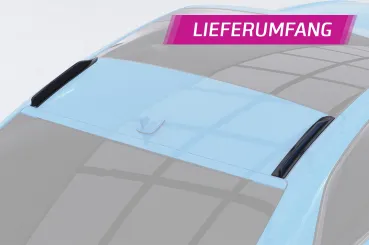 CSR Dachfinnen mit ABE für Audi A5 / S5 / RS5 (F5) Coupe DF010-S strukturiert schwarz matt (keine Lackierung erforderlich)