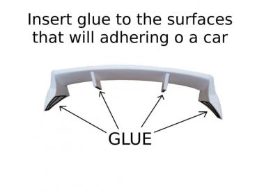 Maxton Design Dachspoiler (RS Look) für Ford Fiesta Mk7 / Mk7 FL GFK