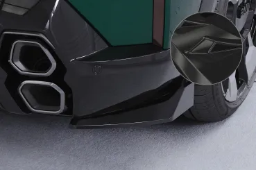 CSR Diffusor | Heckansatz für BMW XM G09 HA502-G Glossy schwarz Hochglanz (keine Lackierung erforderlich)