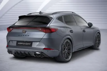 CSR Diffusor | Heckansatz mit ABE für Cupra Formentor HA286-C Carbon Look Hochglanz (keine Lackierung erforderlich)
