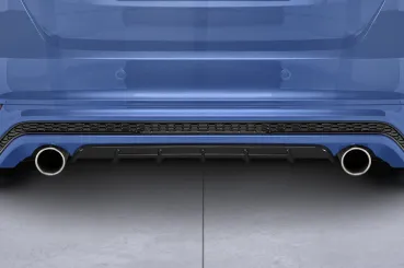 CSR Diffusor | Heckansatz mit ABE für Ford Focus MK3 ST-Line HA299-G Glossy schwarz Hochglanz (keine Lackierung erforderlich)