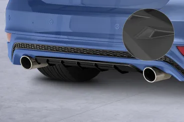 CSR Diffusor | Heckansatz mit ABE für Ford Focus MK3 ST-Line HA299-L Lackierung erforderlich (unlackiert roh)