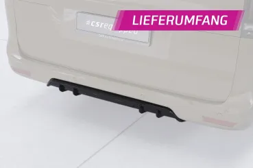 CSR Diffusor | Heckansatz mit ABE für Mercedes-Benz V-Klasse 447 HA426-S strukturiert schwarz matt (keine Lackierung erforderlich)