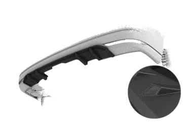 CSR Diffusor | Heckansatz mit ABE für VW T7 (Typ ST) HA453-L Lackierung erforderlich (unlackiert)