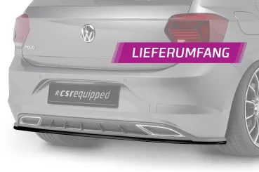 CSR Diffusor | Heckansatz unten für VW Polo VI 2G R-Line HA222